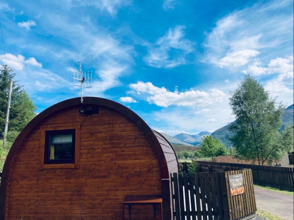 The Fox'S Den, Luxury Cosy Mini Lodge, Highlands North Ballachulish Bagian luar foto
